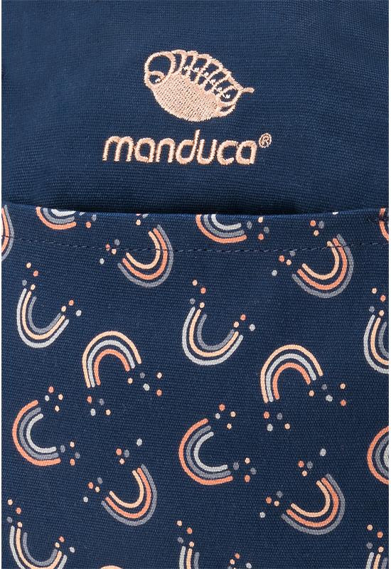 Manduca Doll Carrier Puppentrage Rainbow Night details