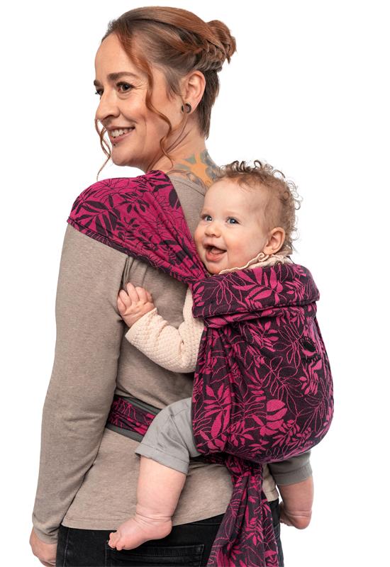 Manduca Twist Botanic Pink back carrier