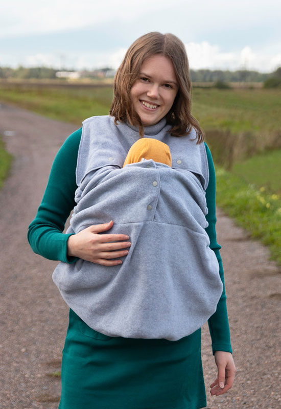 MaM Snuggle Cold Weather Insert silver cloud front