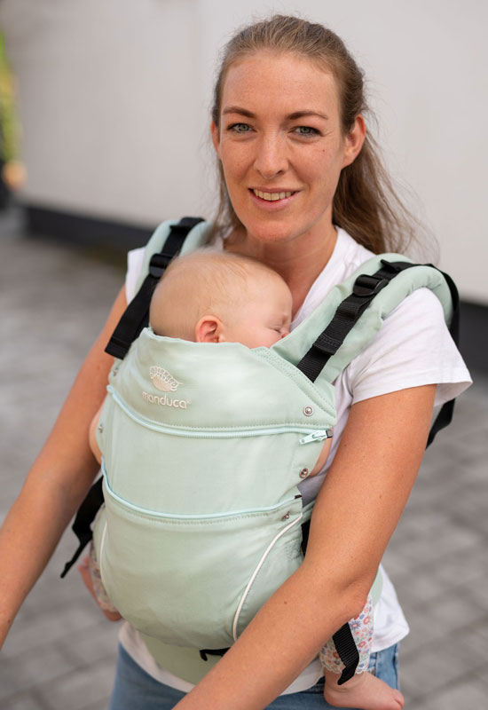 Manduca First Pure Cotton Babytrage  mint life