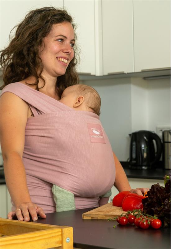 Manduca Sling Tragetuch rose live
