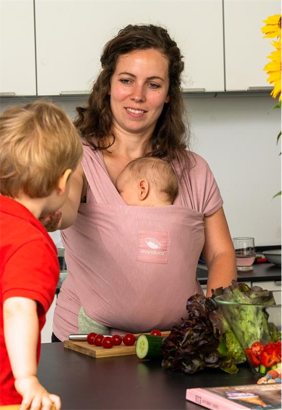 Manduca Sling Tragetuch rose live