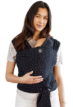 elastisches Moby Wrap Tragetuch in der Farbe Classic Terrazzo