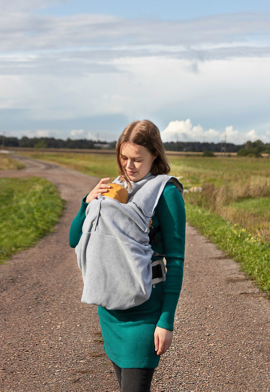 MaM Snuggle Cold Weather Insert silver cloud back