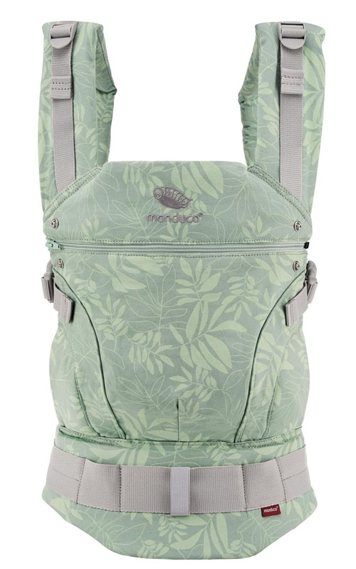 Manduca First Limited Edition Babytrage Botanic green front