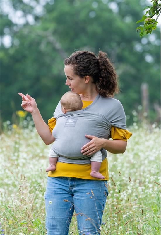 Manduca Sling Tragetuch lightgrey live