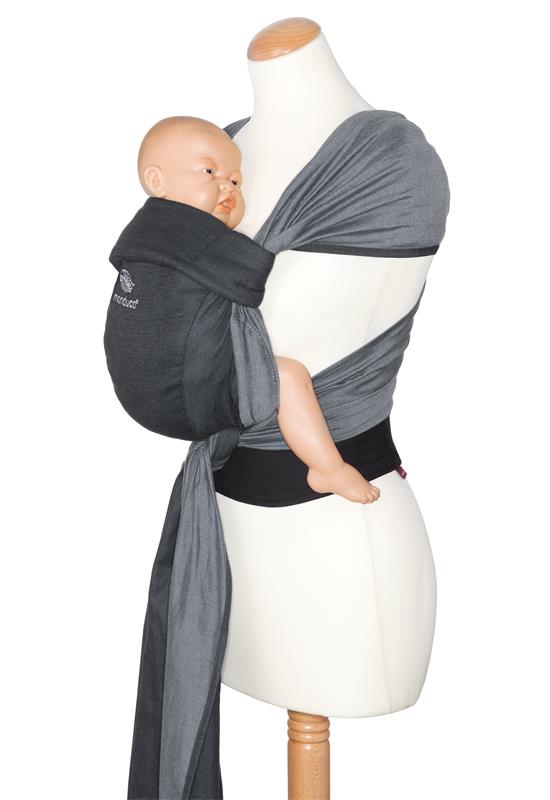 Manduca Twist anthrazit black front