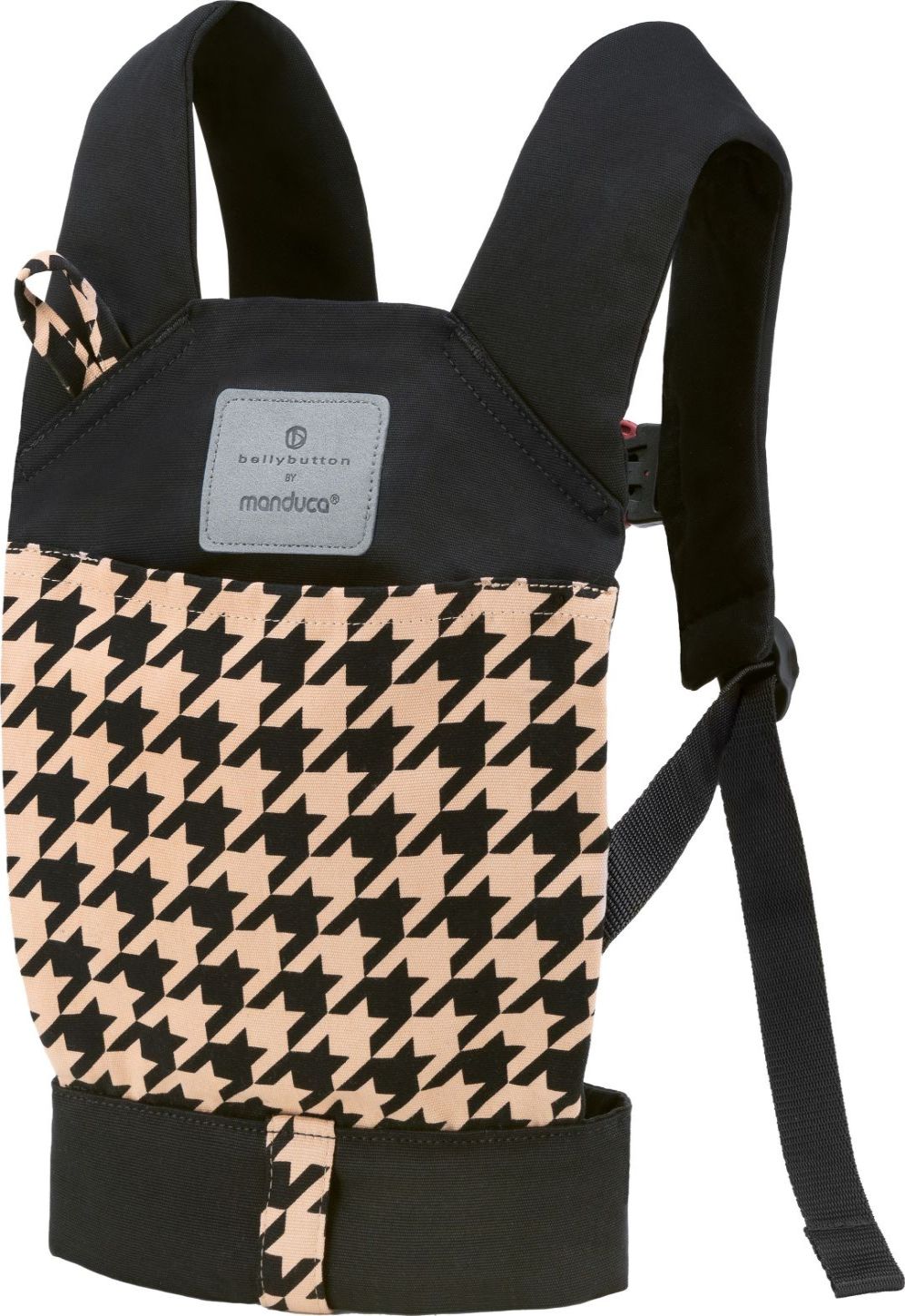 bellybutton by Manduca Doll Carrier Puppentrage Pepita black