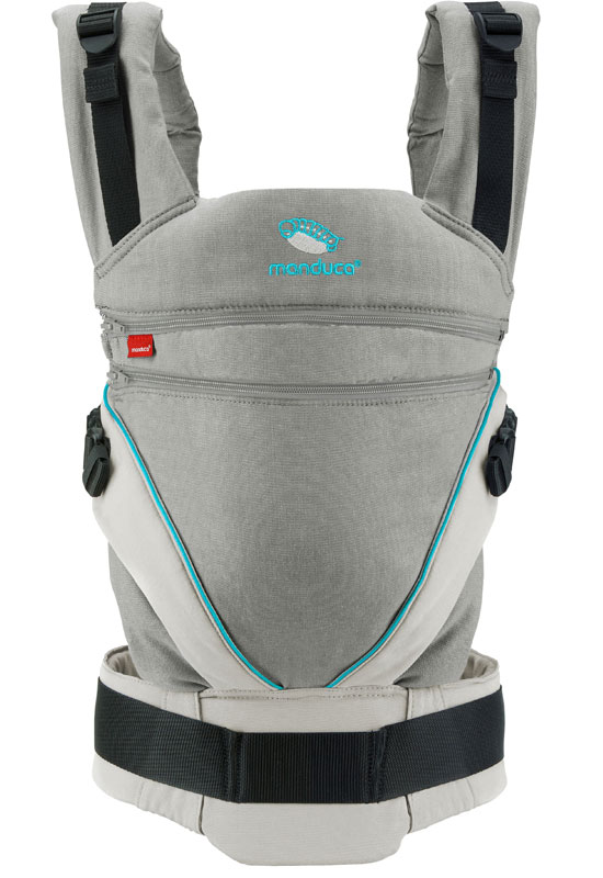 Manduca XT Babytrage grey ocean front
