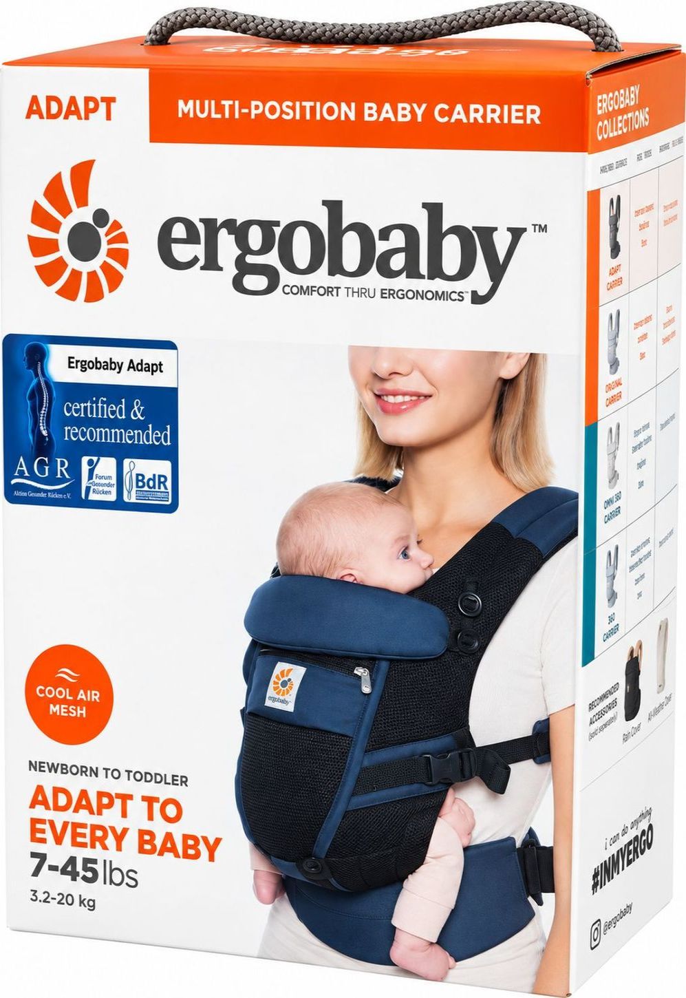 Ergobaby Adapt Cool Air Mesh Karton