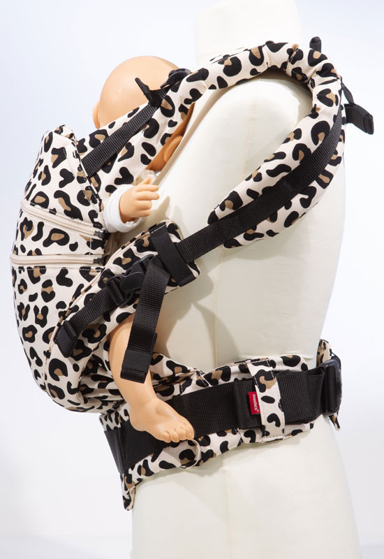 Manduca XT Babytrage Limited Edition Wild Life Leo front