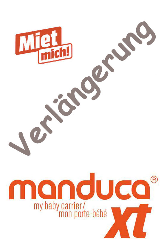 Manduca XT Miete Verlängerung