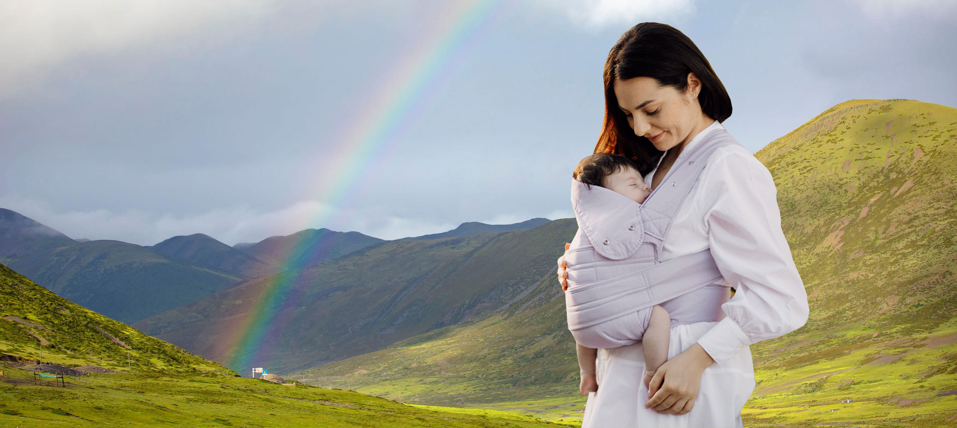 Neugeborenen Babytrage