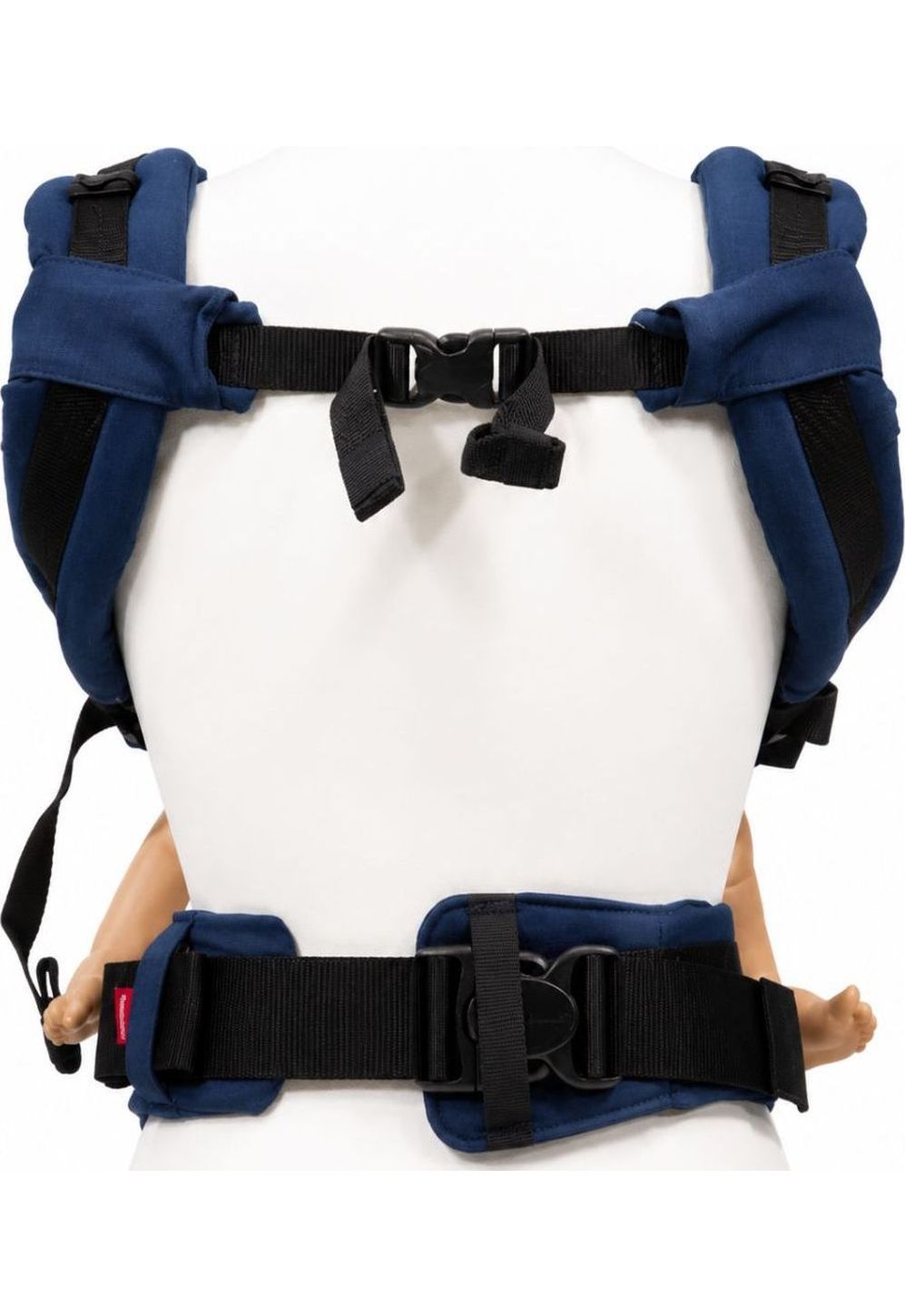 Manduca XT Babytrage denimblue toffee detail