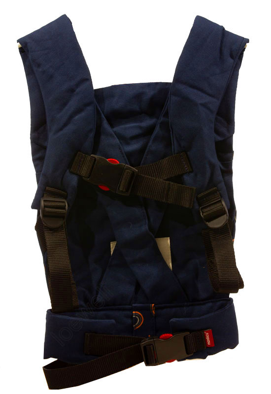 Manduca Doll Carrier Puppentrage Rainbow Night hinten