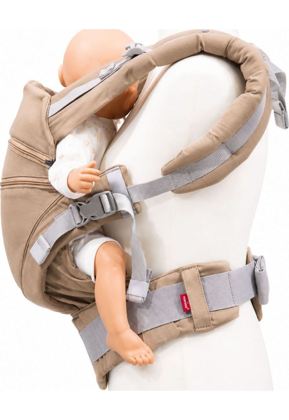 Manduca XT Babytrage Monochrome nougat front
