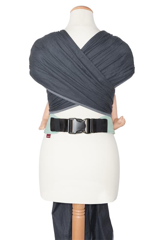 Manduca Twist grey mint back