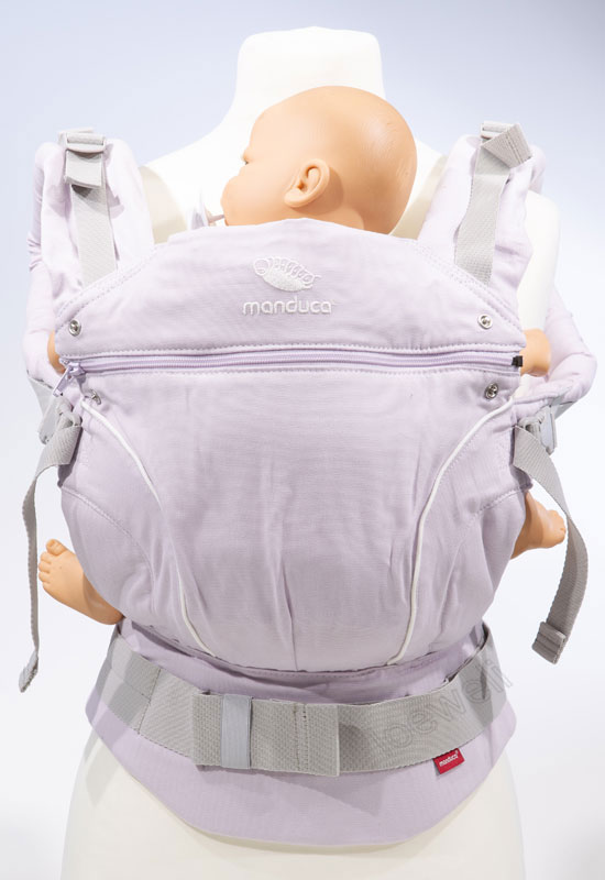 Manduca First Monochrome Babytrage lavender hip