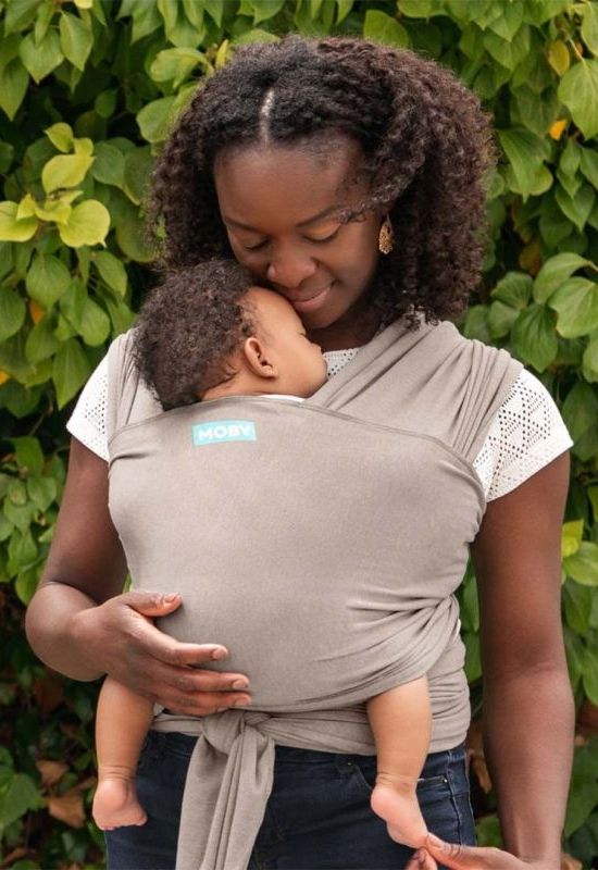Moby Wrap Elements taupe live