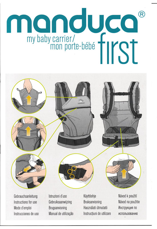 Manduca First Original Anleitungsheft
