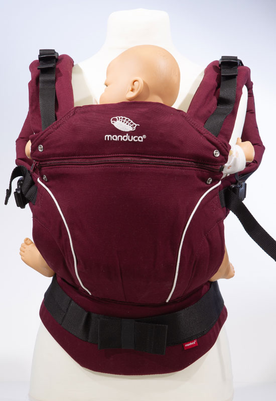 Manduca First Pure Cotton Babytrage  berry