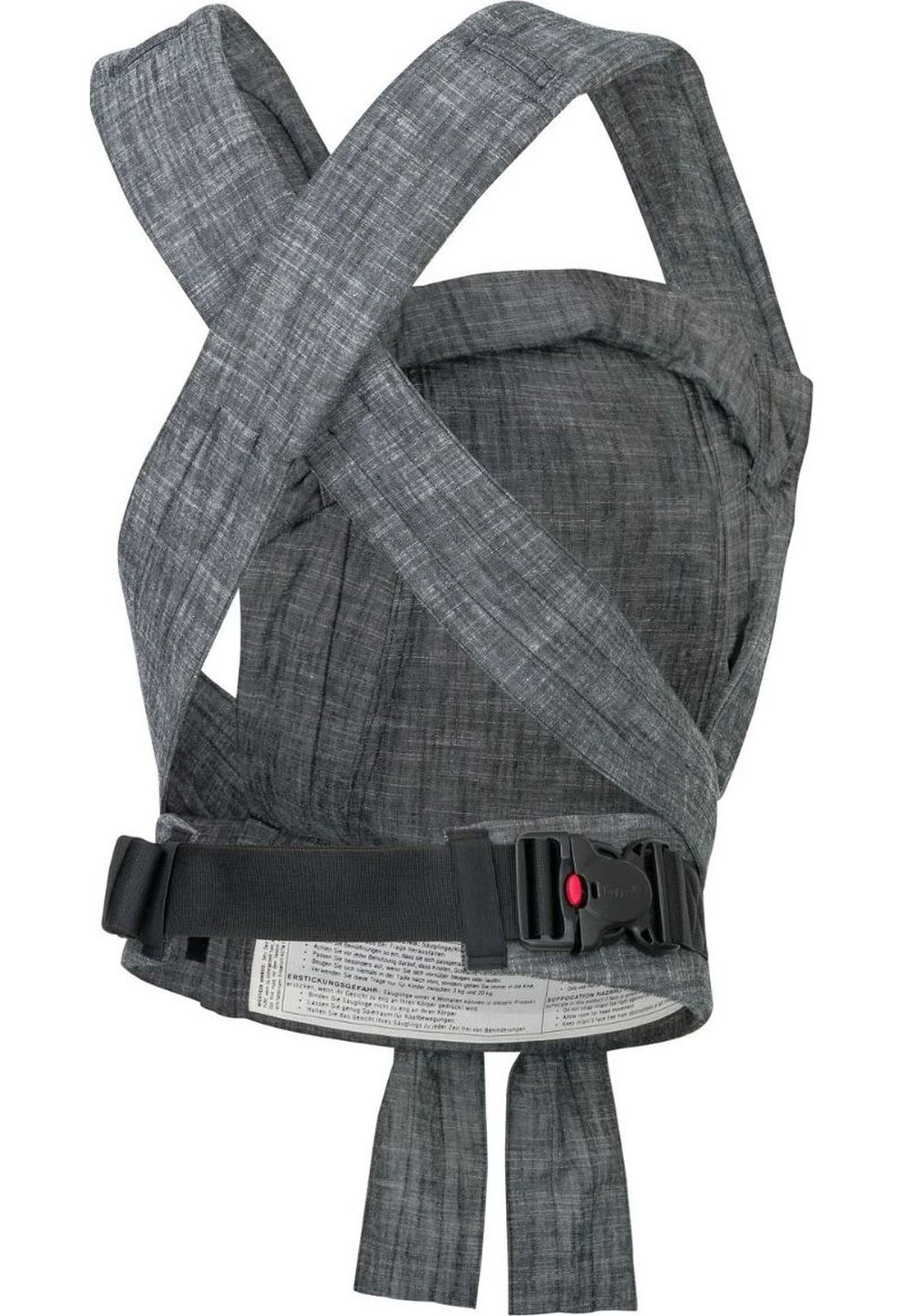 Hoppediz Bondolino Babytrage pure Denim black von hinten