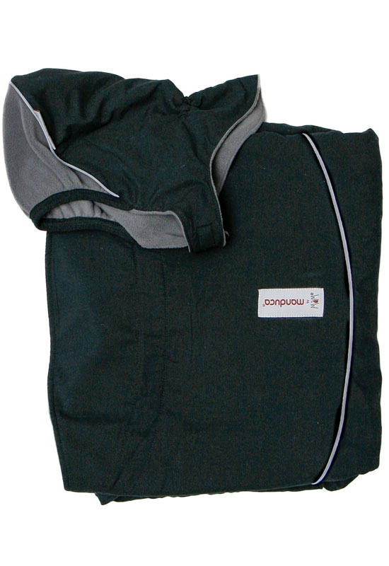 Manduca by Mam Winter Deluxe Cover black stormcloud detail