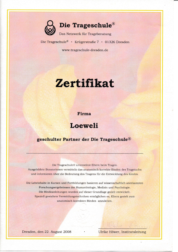 loeweli geschulter Partner Trageschule Dresden