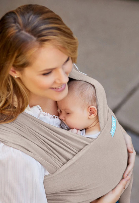 Moby Wrap Elements taupe mami