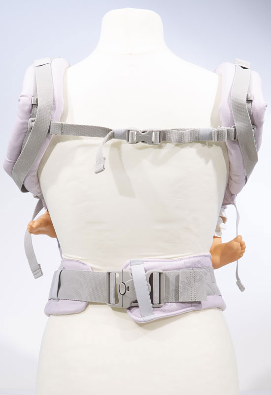 Manduca First Monochrome Babytrage lavender buckle