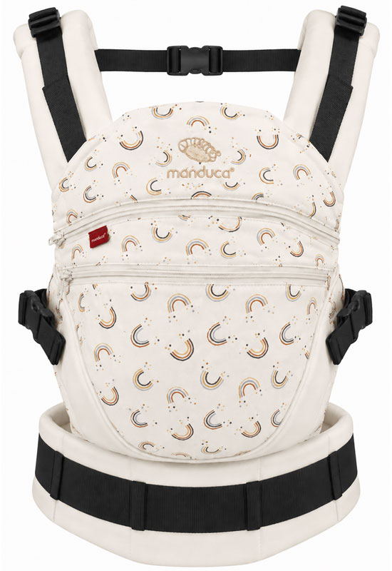 Manduca XT Babytrage Limited Edition Rainbow day front