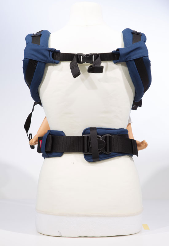 Manduca XT Babytrage denimblue toffee detail