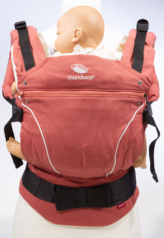 Manduca First Pure Cotton Babytrage rouge