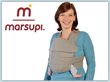 Marsupi Breeze babycarrier - lightgrey